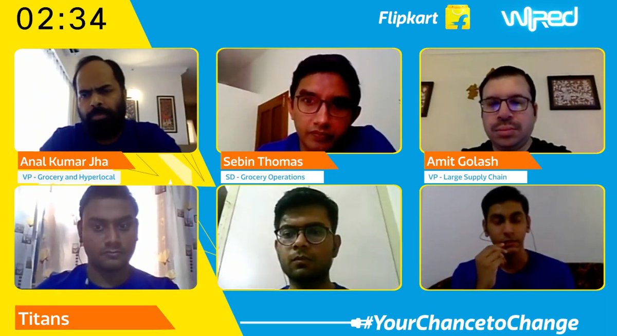 WorkAtFlipkart's tweet photo. Kudos to our WiRED finalists from the Supply Chain track who introduced inventive ideas backed with intense research! Keep watching the live broadcast on Flipkart app as we gear up for the next segment of the show.
#YourChanceToChange #GetWiRED https://t.co/ubS8GXcFEL