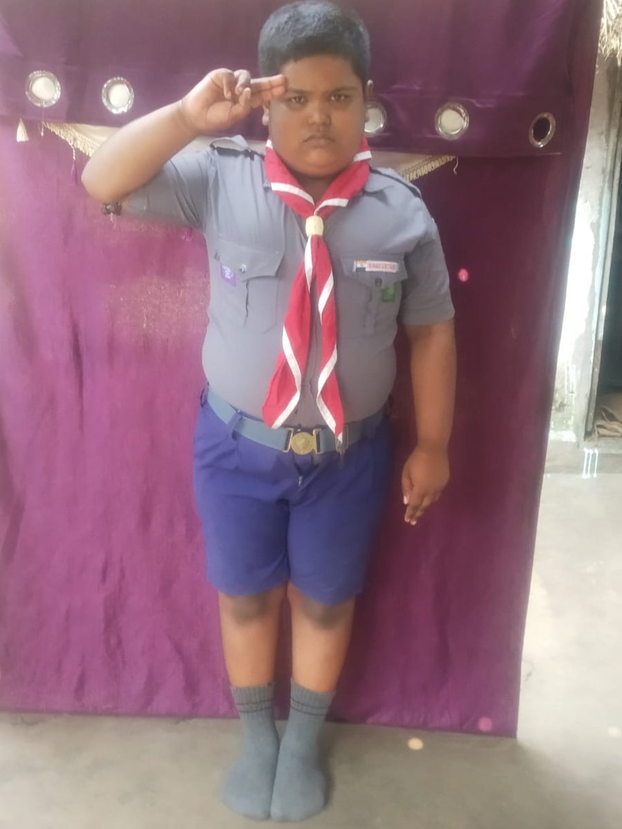 SCOUT GUIDE BLOG HYDERABAD DIVISION (ANDHRA PRADESH): KV MACHILIpATNAM  SCOUTS & GUIDES WORK ON THINKING DAY CELEBRATIONS