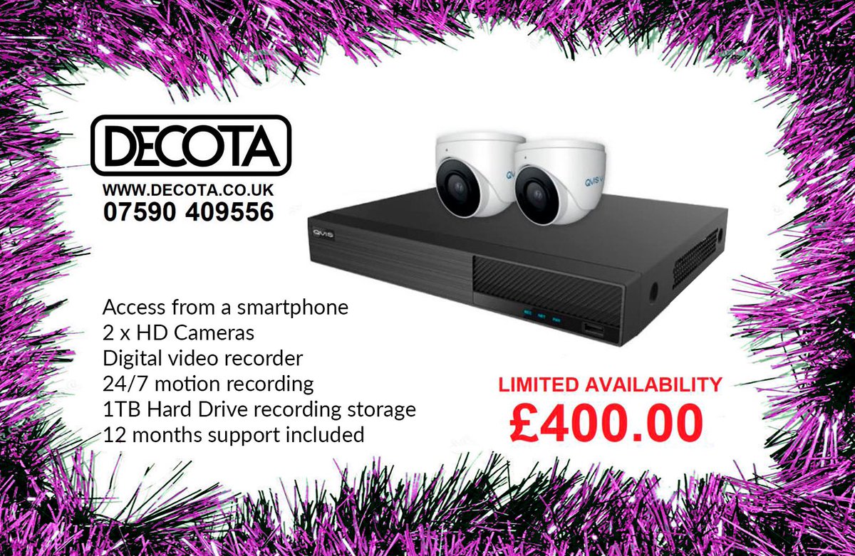 DecotaCCTV's tweet photo. Get in touch to book your installation and like my page for more offers in the coming weeks.
07590409556. https://t.co/dEgzaIHucE