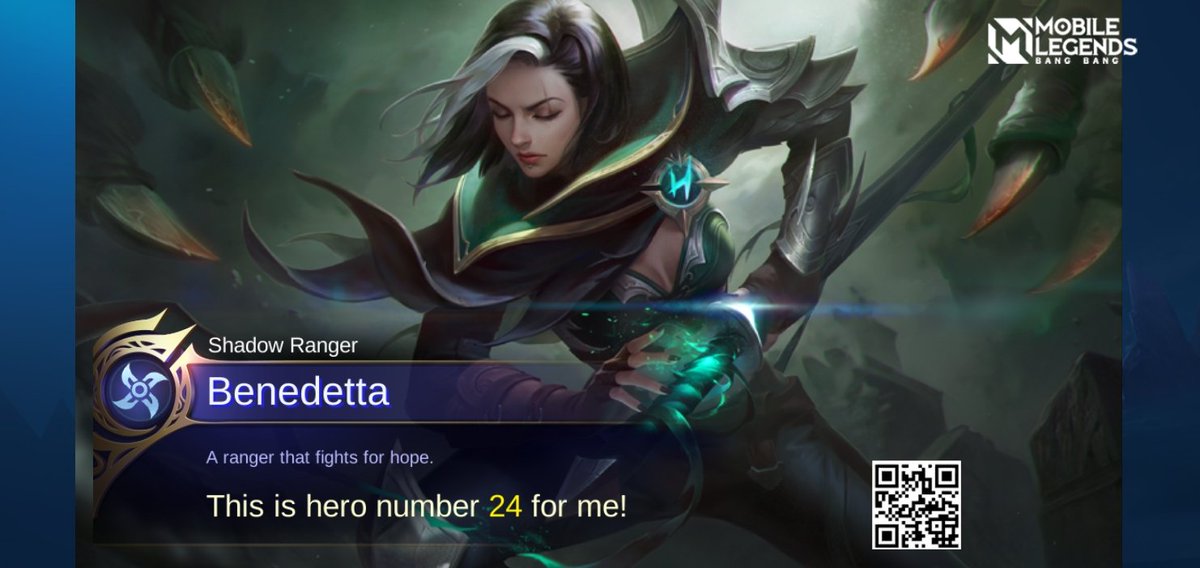 I just obtained a new hero Benedetta in Mobile Legends: Bang Bang! Let's face off against the world's best MOBA players together!
r8qs.adj.st/?adjust_t=ynou…