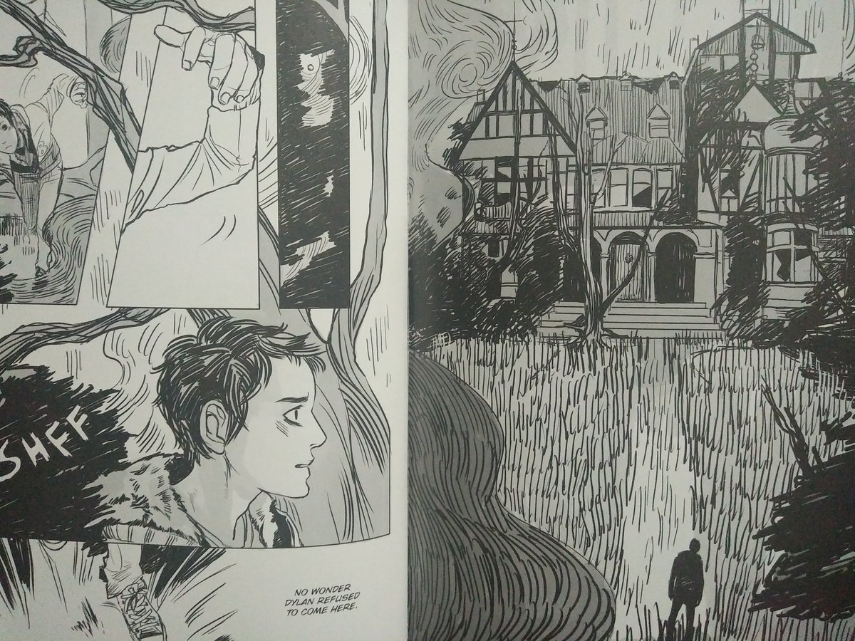 in honor of Miss Peregrine's Home for Peculiar Children being on netflix, I highly recommend you.... to not watch it. Read the book instead, or get the graphic novel if you can
(I just love cassandra jean's art so much)