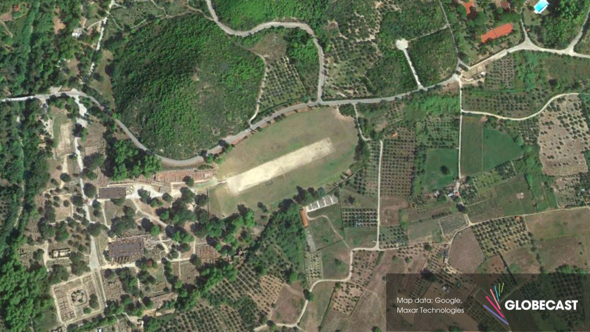 Globecast's tweet photo. The Eye #109 👁️

The first-ever International Olympic Games took place in Greece in 1896 at the Olympia stadium. It reunited at the time 14 nations and 241 athletes.

There's not much left now, but we can only imagine the crowd in the stadium at that time.. 🤸‍♂️ https://t.co/8qlTsZdXFn