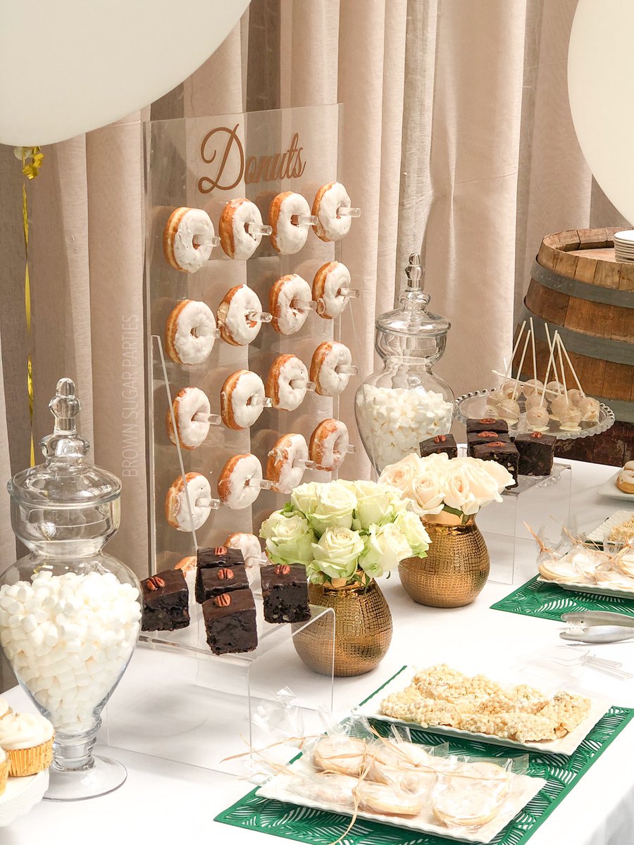 Desserts Table for a Minimalist Bride-to-be 💍👰✨ #brownsugarparties #dessertstable #bridetobe #bridesmaidproposal #namevents #candybuffet #fransforeverafter #windhoek