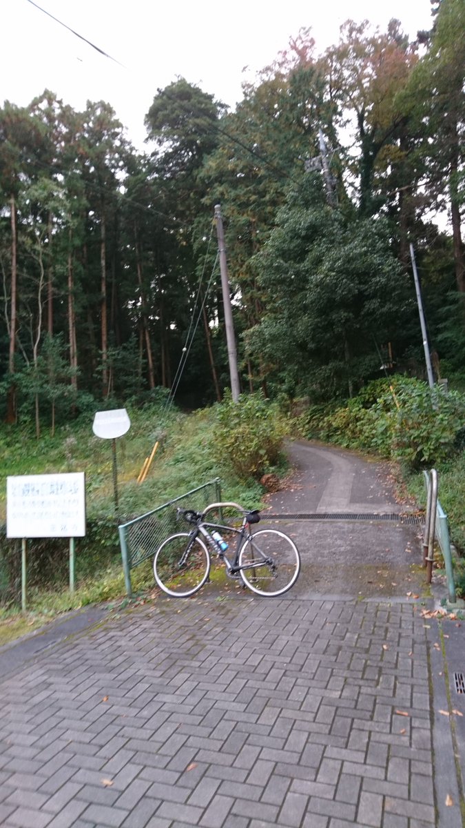 激坂ハンターg 東松山市の岩殿観音の山門の脇から登っていき 物見山の日の出家の前に出るコンクリート舗装の 激坂は240m程度と短いが かなりの急勾配 道幅が狭く すれ違いが難しそうなので 歩行者がいなくなるのを見計らってクリア 激坂