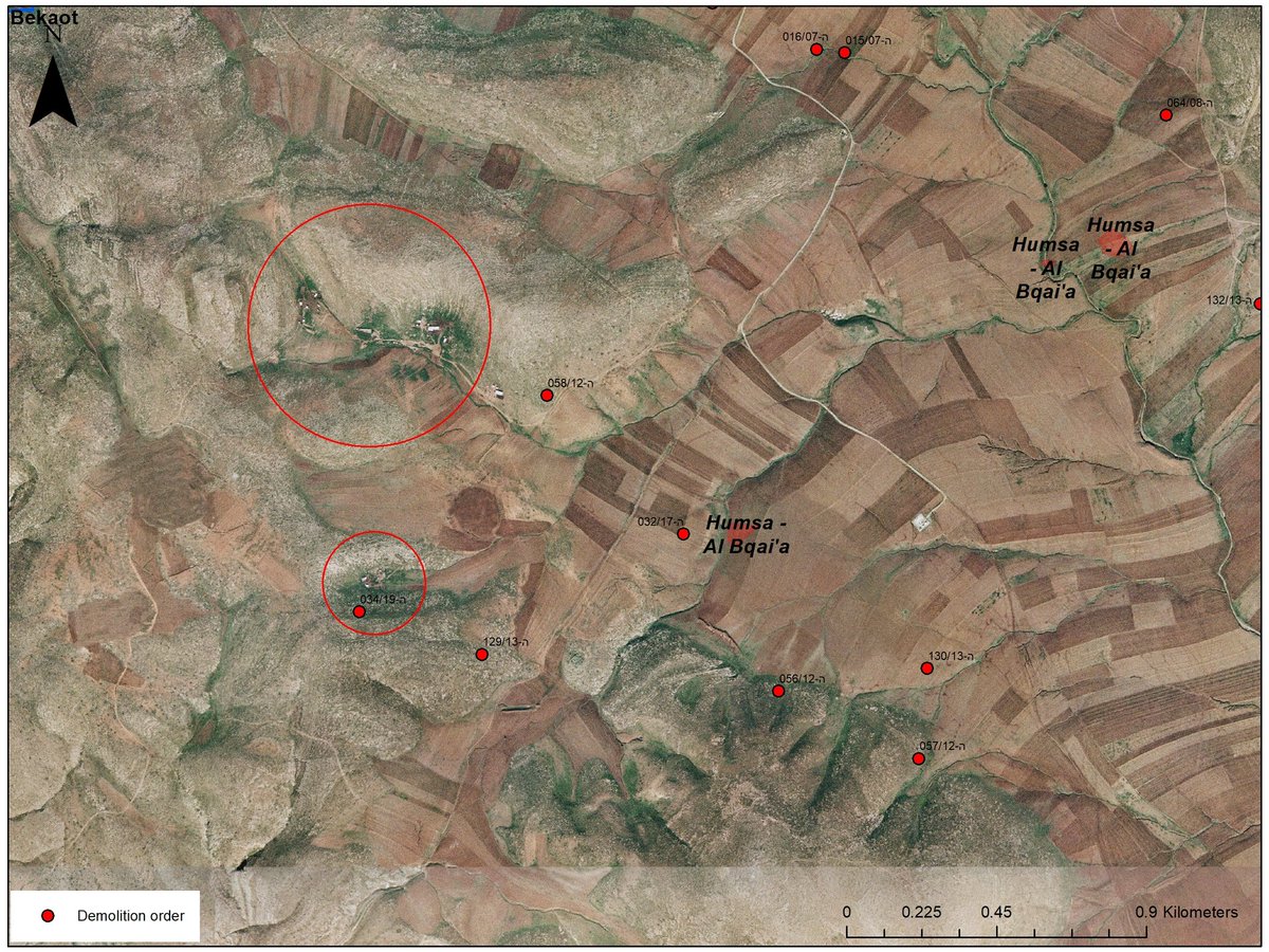 Let's jump to 1997: They were there1999? They were there2001? Were there2002? Nothing!How come? Most probably because of the 2nd Intifada, as it happened in other similar type of cases, like firing zone #918 in Masafrat Yatta. It was simply too dangerous to be there.
