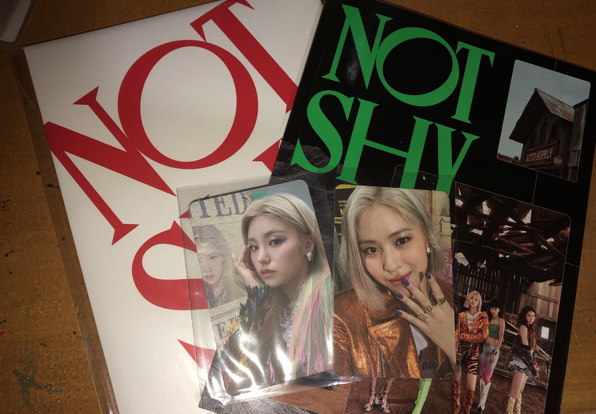 NCT_angela's tweet photo. WTS ITZY NOT SHY ALBUM PH !
RYUJIN AND YEJI PC 💗 ( + POB )
ONLY FOR 700! DM IF INTERESTED
for proof of transactions and past trades check #SHYfeedback
DM IF INTERESTED https://t.co/NSPg54eTNB