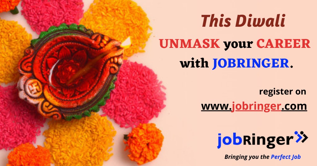 This Diwali Unmask Your Career with jobringer.com

 #career #financejobs #hiring #jobs #job #hr #jobsearch #jobsinmumbai #sales #finance #accountsjobs #mumbaijob #financemanager #salesexecutives #freshers2020 #freshers #accountsmanager #Recruitment