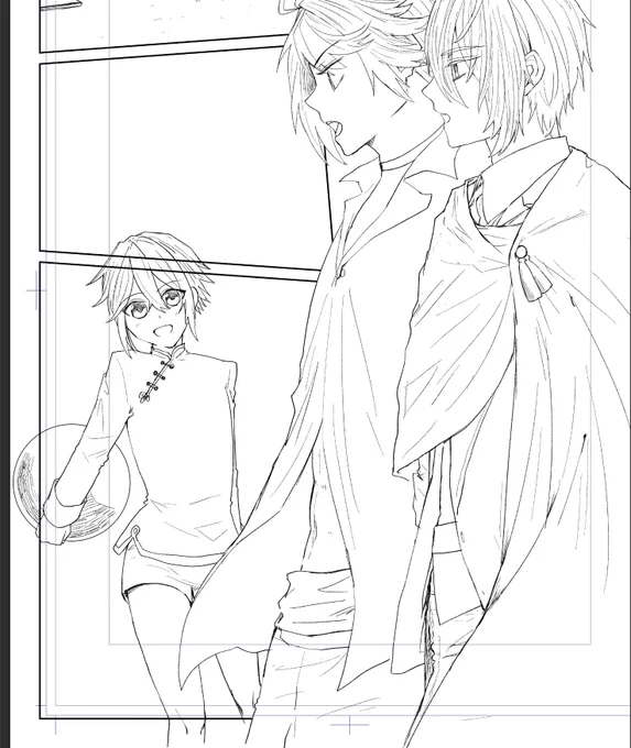 信濃くんお手伝いしてるから立ち絵外の服にしたけど、足は出したいよね 