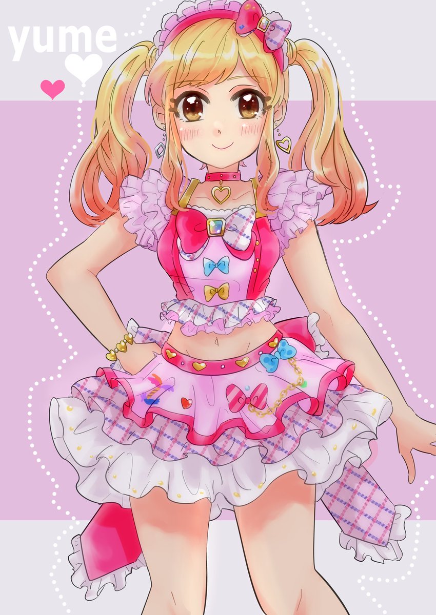 虹野ゆめちゃんガーリーアイランドコーデ