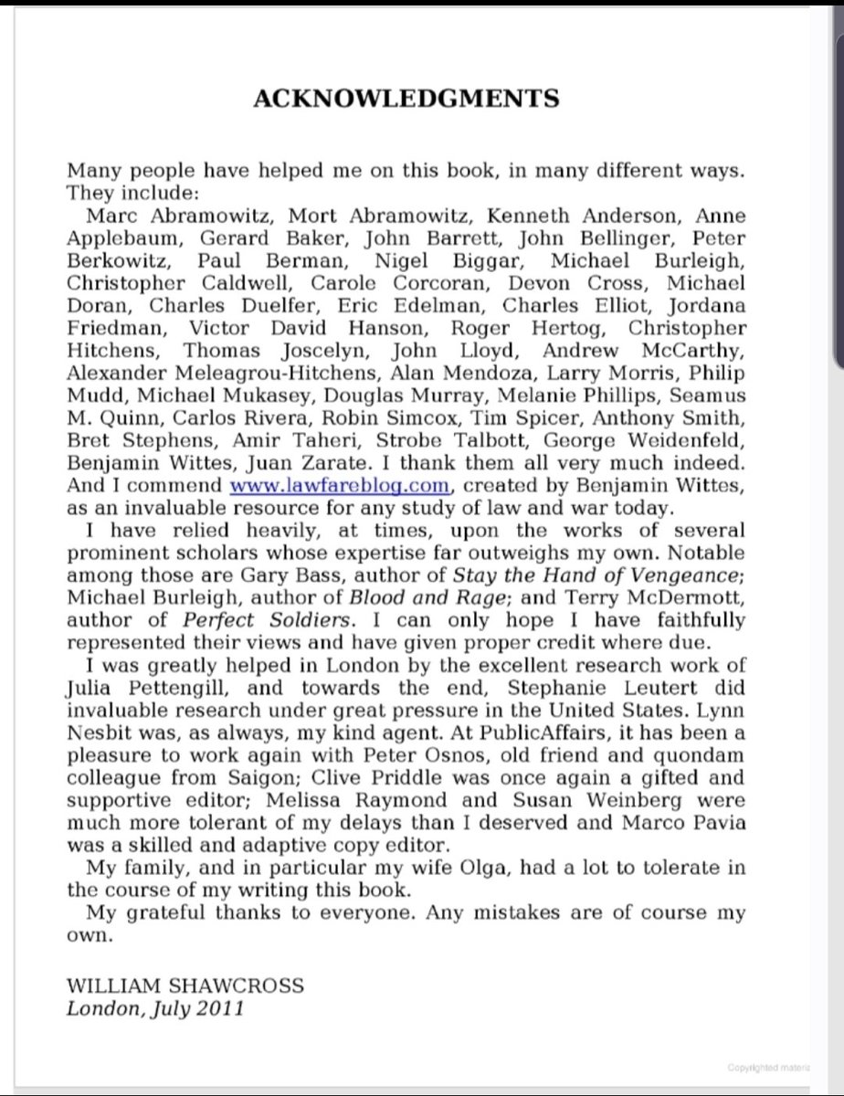 This set of acknowledgements shows who his friends are, or who he has been working with, for his bookE.g. Douglas Murray, Melanie Phillips, Alan Mendoza https://books.google.co.uk/books?id=i6I4DgAAQBAJ&pg=PT161&lpg=PT161&dq=shawcross+melanie+phillips&source=bl&ots=SI2m6bIjyU&sig=ACfU3U30J7RWWQSdrQfusaHS80mRgHaY1A&hl=en&sa=X&ved=2ahUKEwj_5snwhO_sAhWDiVwKHR_tCZU4ChDoATAJegQICRAB#v=onepage&q=shawcross%20melanie%20phillips&f=false