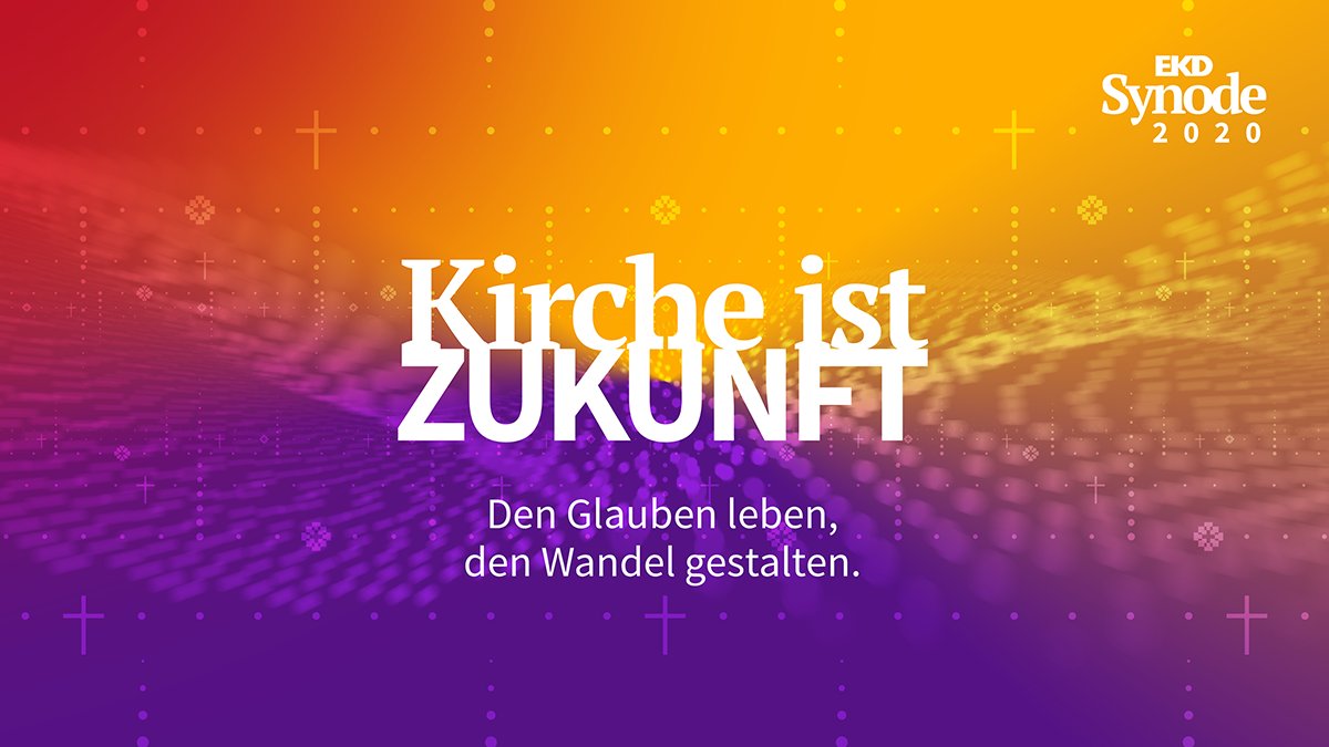 EKD's tweet photo. #EKDSynode 2020: Morgen um 9.30 Uhr geht es los mit einem @ZDF #Fernsehgottesdienst. Um 11 Uhr beginnen dann die Beratungen. Über https://t.co/d7hm0c1op3 können Sie die Plenumssitzungen der Synode der EKD live mitverfolgen. #KircheIstZukunft https://t.co/DbZnok4nWg