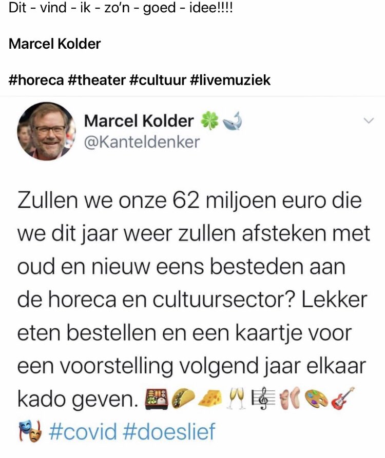 Ik zeg doen! #horeca #zorg #steunondernemers #wegmetvuurwerk #enschede #geldingoededingen #zorgvoorelkaar