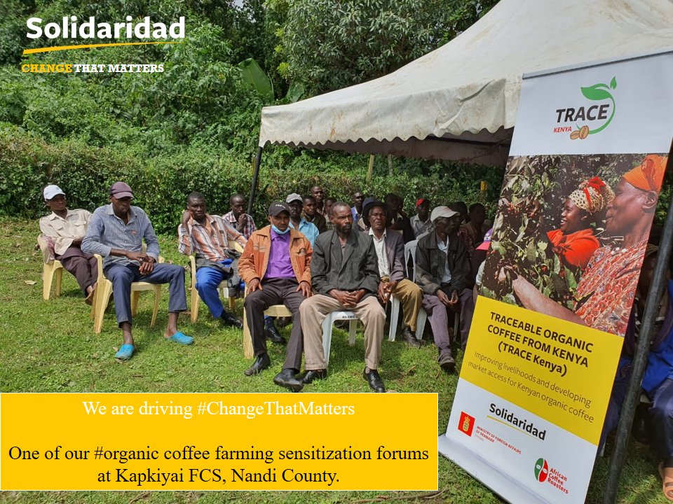 In Kenya, Solidaridad is implementing the Traceable Organic Coffee from Kenya (TRACE) Project to bridge gaps towards #organic #coffee #certification. 
<a href="/DanishMFA/">Denmark MFA 🇩🇰</a>
@africancoffeeroasters
@CoffeeResearchInstitute