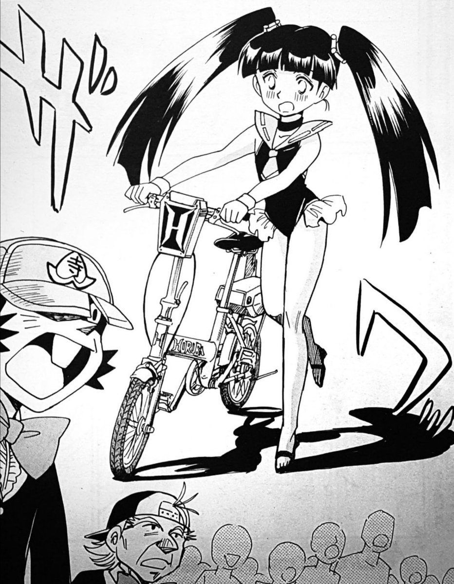 自転車漫画に女のコは…

武器ですよ武器。
あったり前じゃないですか。 