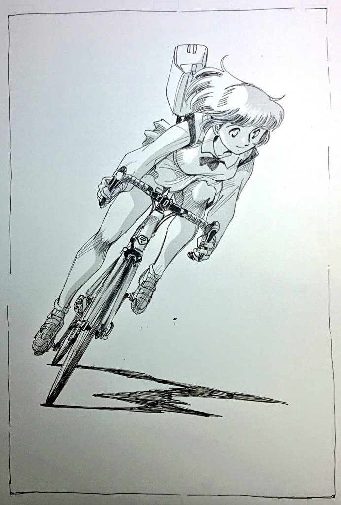 自転車漫画に女のコは…

武器ですよ武器。
あったり前じゃないですか。 