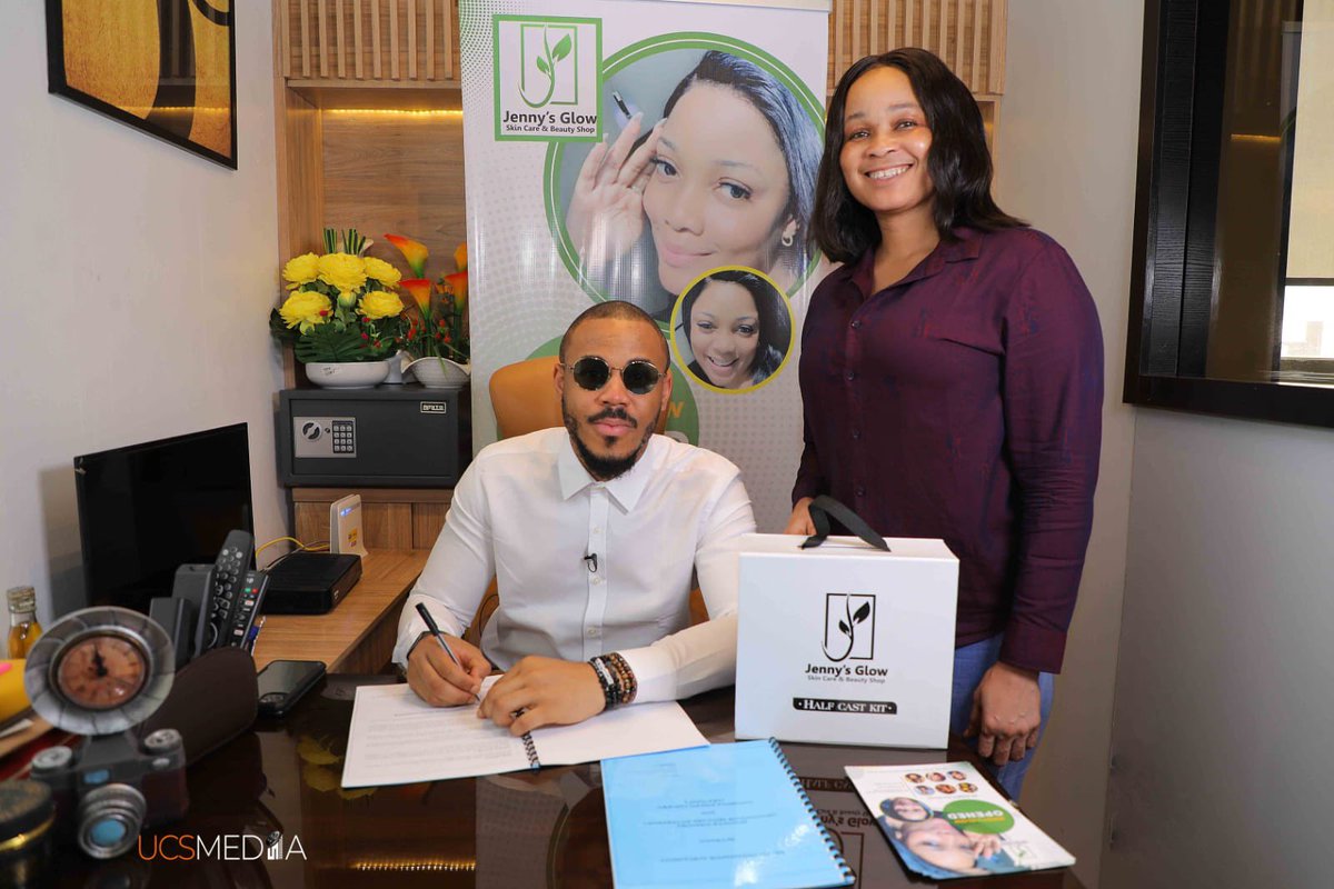 ozo_chukwu's tweet photo. I’m very excited to announce my endorsement as the new brand ambassador of @jennysglownigeria!

-Looking forward to this exciting new journey.

-Kindly follow @jennysglownigeria for your skin products. https://t.co/xxbc8bbv24