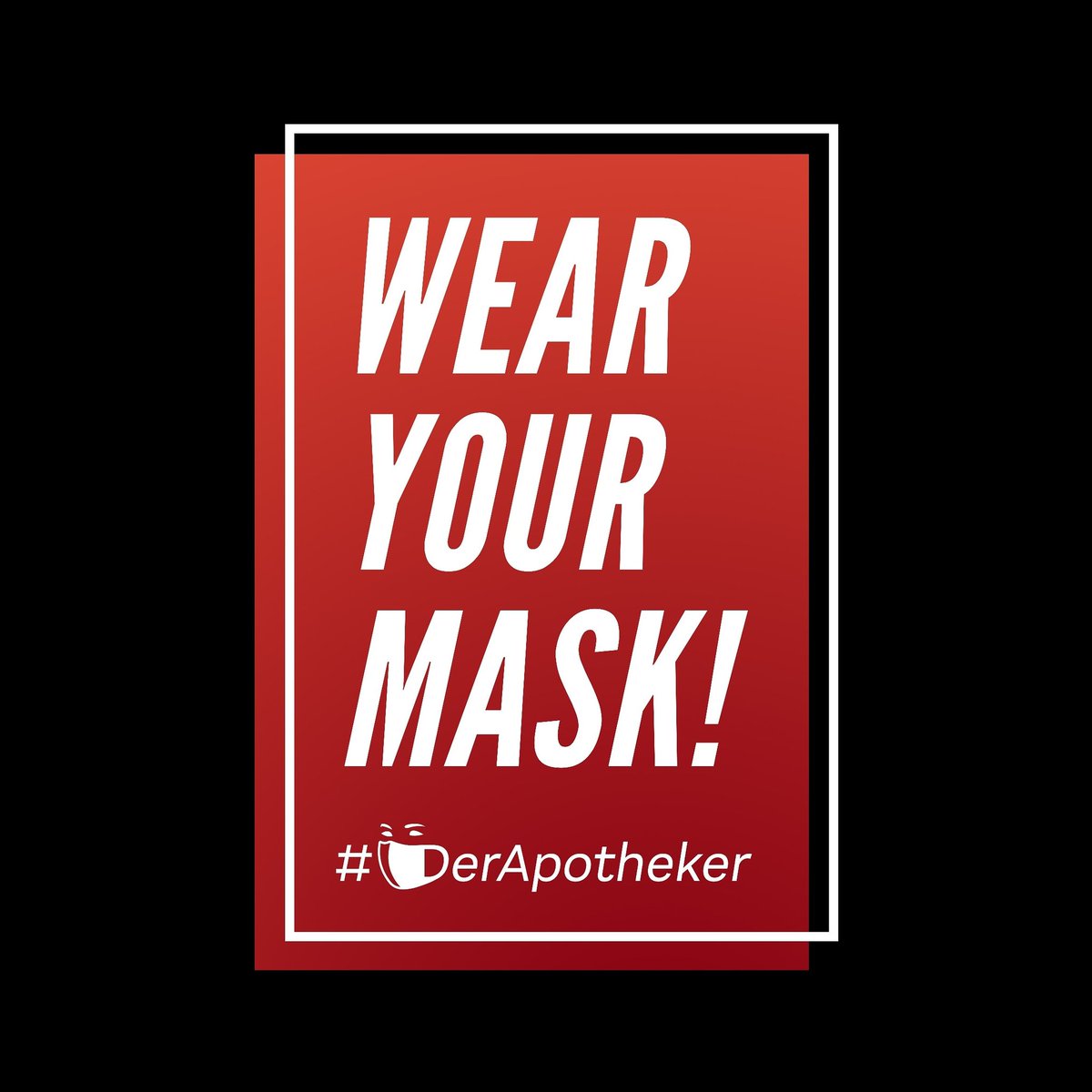 ApothekerDer's tweet photo. WEAR YOUR MASK!
#DerApotheker 🥷 https://t.co/rJ9TrHzLs4