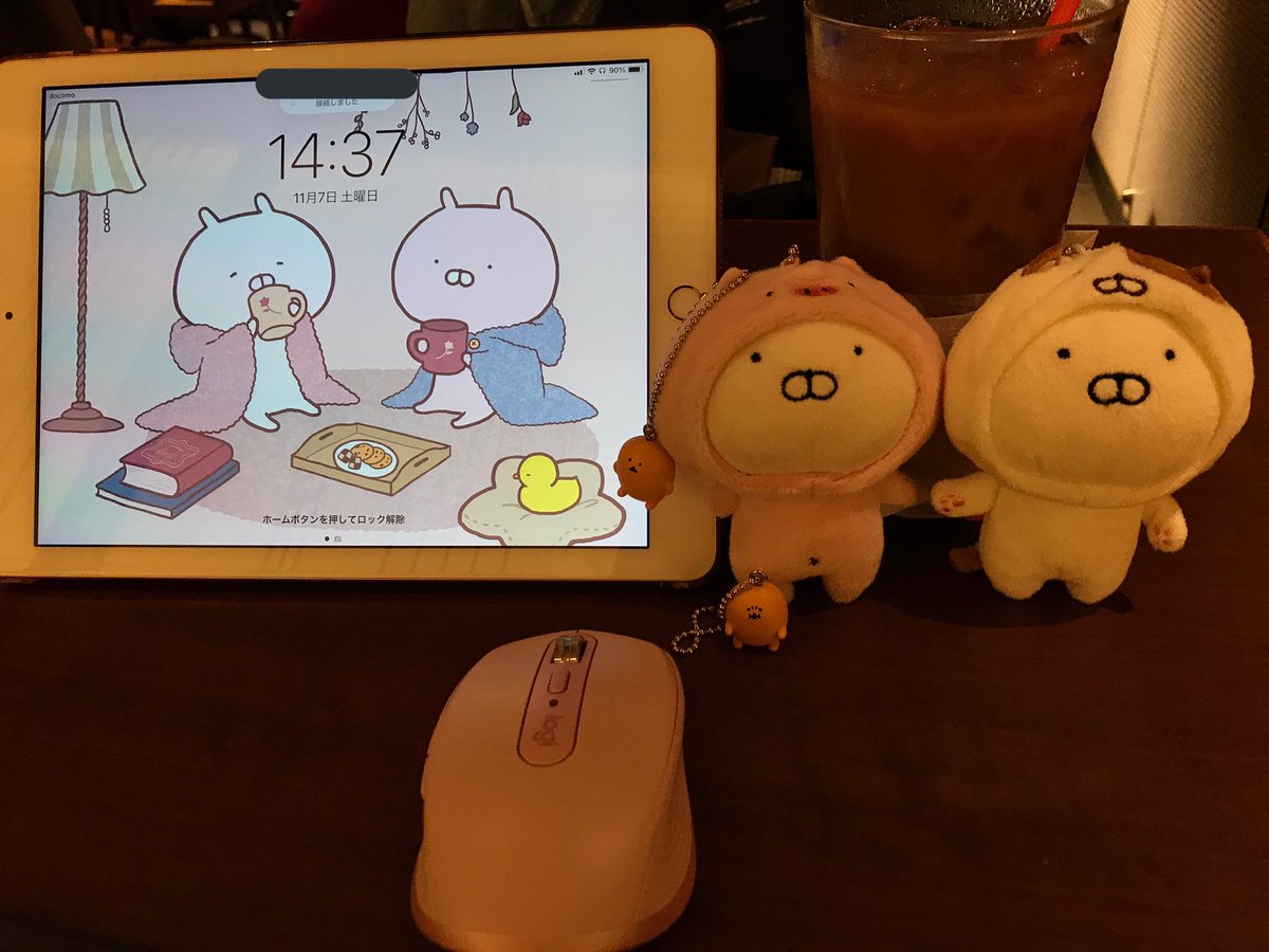 昼は鯖の煮付け定食🍴
美味しかった😋

スタバは席確保出来ず、今日はサンマルクカフェへ！

iPad用に買ったマウス、最高😆

ぶたまる＆にゃんまる
｢んーぴえ！？(  ˙∞˙  )｣

#うさまる
#もぐコロ
#mxanywhere3