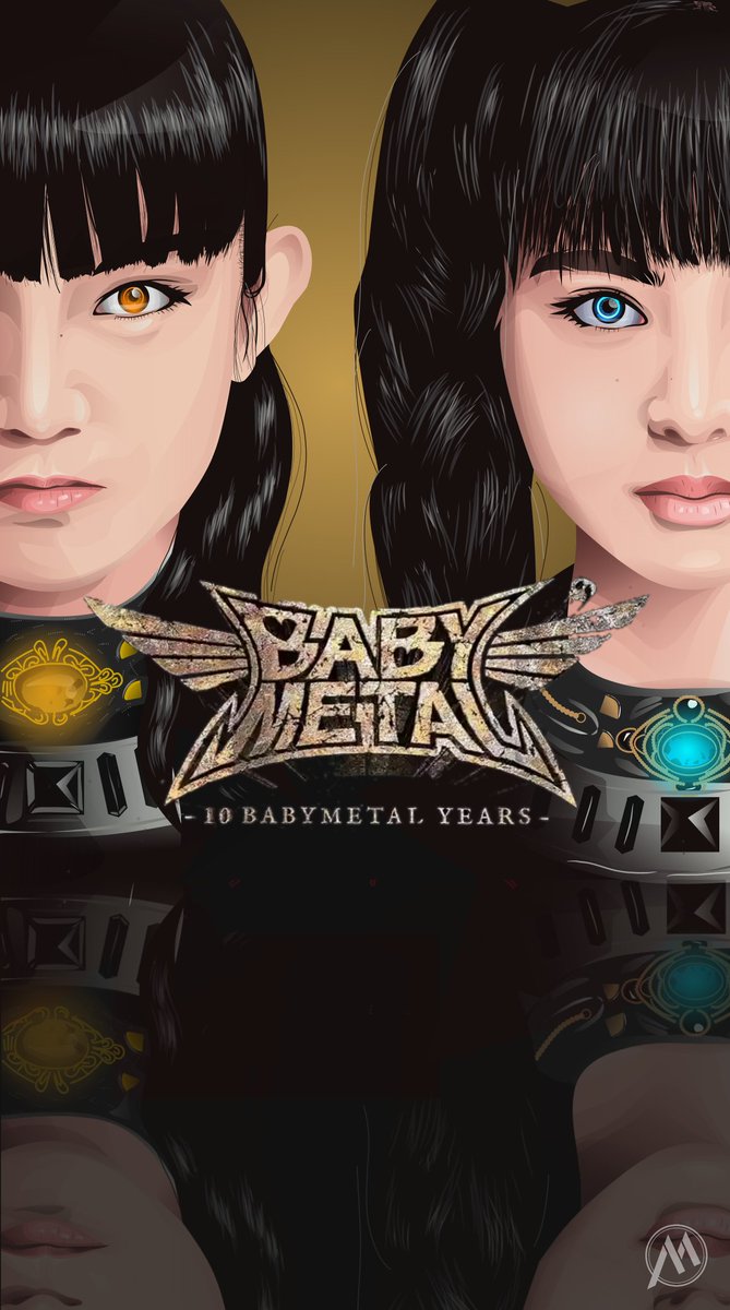 maraaditya2's tweet photo. Up karya yg sebenernya udah agak lama, but
Happy 10th Anniversary @BABYMETAL_JAPAN
#babymetal
#vector
#vectorart
#artwork
#vectorpotrait
# https://t.co/WaPtDJ5IGe