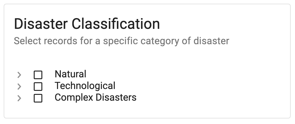 NoNatDisasters's tweet photo. Hi @CREDUCL. We've been so happy to see your move away from using "natural disasters".
However, when using your database, the categories still label with the term "natural"
Can this be changed or is it integral to the functioning of the overall dataset?
#NoNaturalDisasters https://t.co/O8iAa3dgpD
