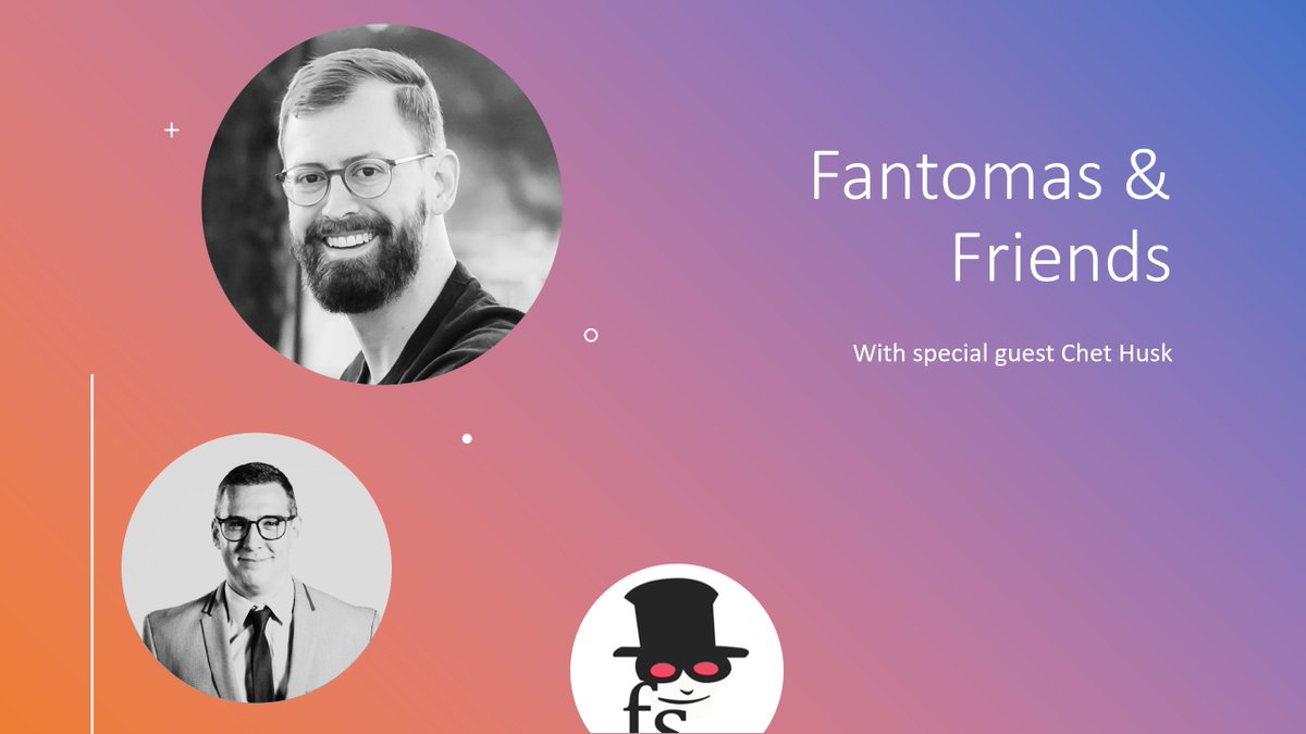 verdonckflorian's tweet photo. Hey friends, the next "Fantomas &amp; Friends" will be with @ChetHusk on Wednesday, November 11th at 16:00 (UTC +1).
The link will follow in https://t.co/Q2j0Yj5j1F.
#fsharp #roadtoadoption https://t.co/NW26vk4RUx