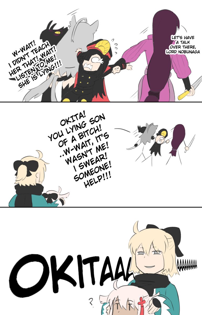 Little Okitan says another bad word #FGO #FateGO 