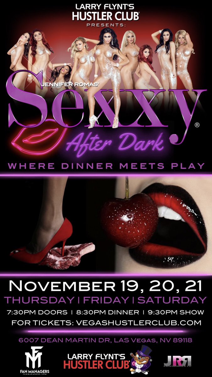 Get your tickets!!! SEXXY after dark... where dinner meets play! @hustlervegas @FanManagers Get your reservations!💋🍽🍸💃vegashustlerclub.com