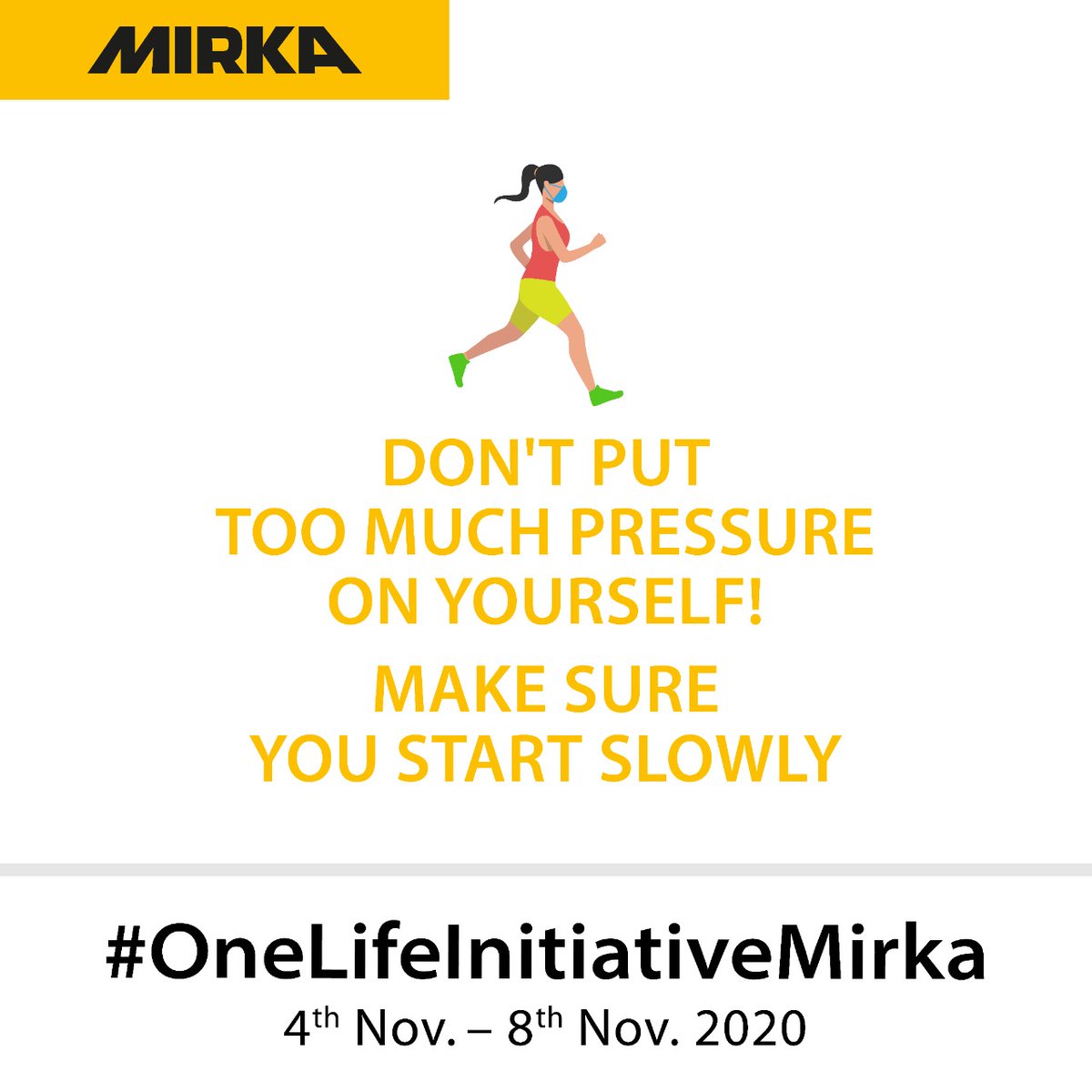 MirkaIndia's tweet photo. Day 4 of #onelifeinitiativemirka 🏃‍♀️😎
Here's a tip 👇
In distance running, make sure you learn to the process. Eventually, you will fall in love with it. 😍

#runners #marathon #marathon2020 #virtualrun2020 #virtualrun #virtualmarathon https://t.co/MSzAFGMpfH