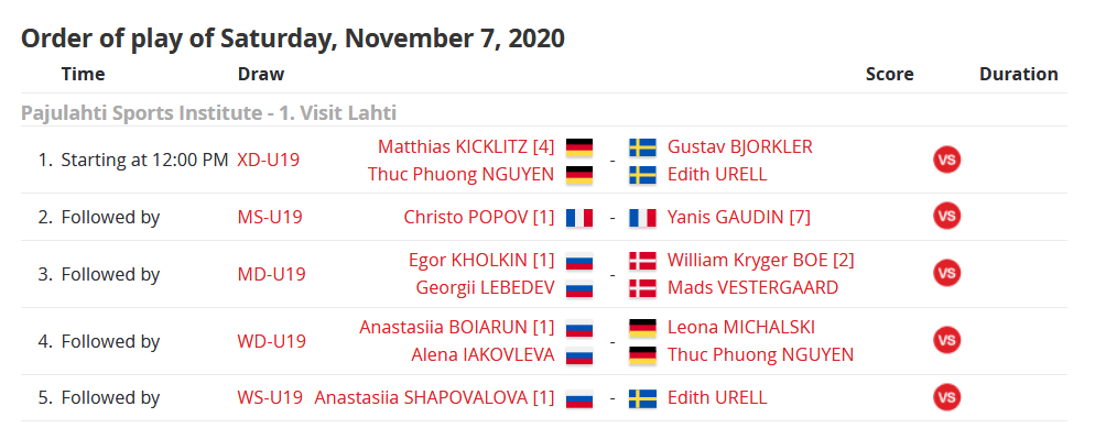BadmintonTalk's tweet photo. #EJC2020 sudah memasuki babak final nih...

Prancis amankan gelar MS, sementara Denmark yang juara team event hanya bisa tempatkan 1 wakil di final.

Final mulai 17.00 WIB; live streaming di https://t.co/KkUUiJqN2N https://t.co/Q1Y5o4ZYuN
