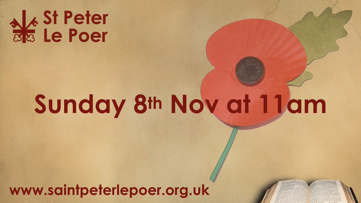 StPeterlePoer's tweet photo. Our Sunday Service this week is back online on YouTube at 11am https://t.co/X9ewWy7MDv  Service order will be available here: https://t.co/3xxNZrOVmN https://t.co/8nFHBj4bZB
