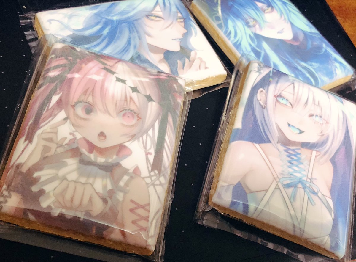 自分の絵でアイシングクッキー 凄い 食べられる さきどろのイラスト