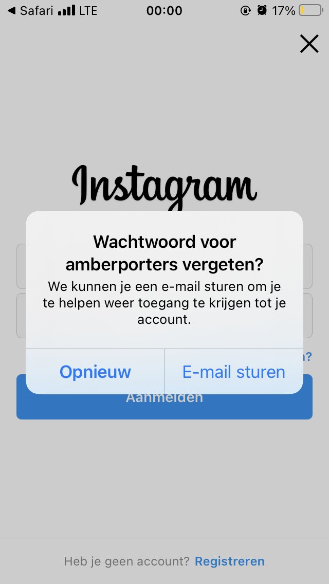 AmberPorters's tweet photo. @instagram my account is deleted or blocked, I cannot log in and my username and e-mail are still in use so it’s still there. Can you help me? https://t.co/2dPdymwHHc