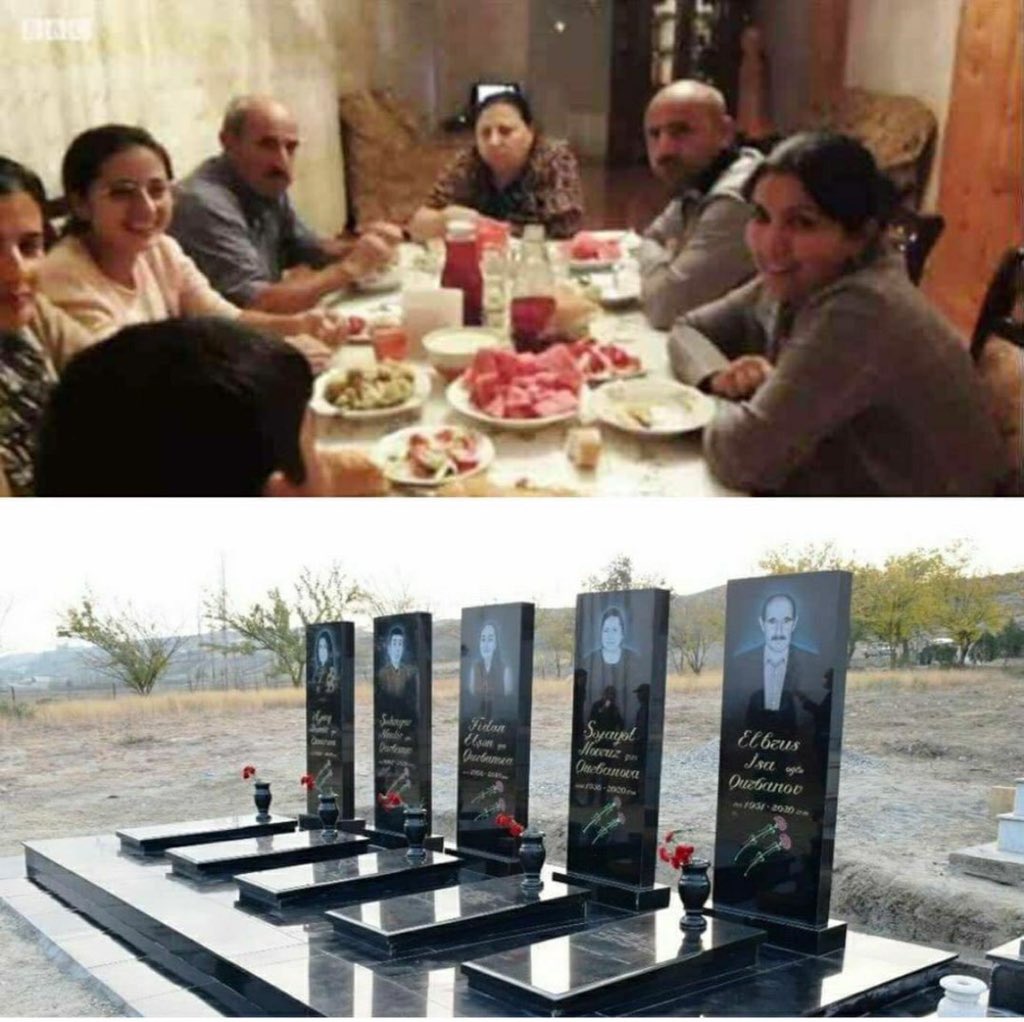 m_askerofa's tweet photo. All members of one #Azerbaijani family were killed in #Naftalan city as a result of a ballistic missile attack launched by #terrorist #Armenia.
I thought there are terrorist organizations. But there is also terrorist state called #Armenia that kills entire family when they sleep. https://t.co/TeEjZiQdd4