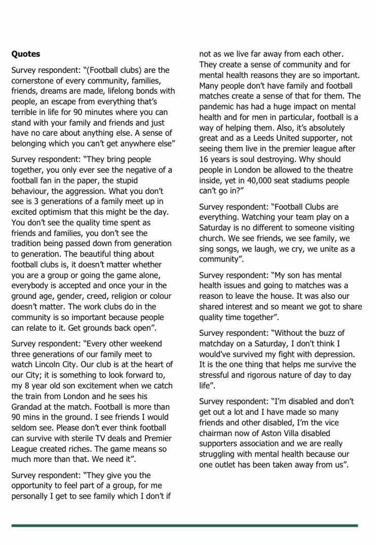 Ollie_Bayliss's tweet photo. The ‘Let Fans In’ petition will be debated in Parliament on Monday at 430pm.

Ahead of the debate, the Petitions Committee carried out a survey on the issue.

A full summary of responses can be read below⬇️ https://t.co/3wONlOqhy6
