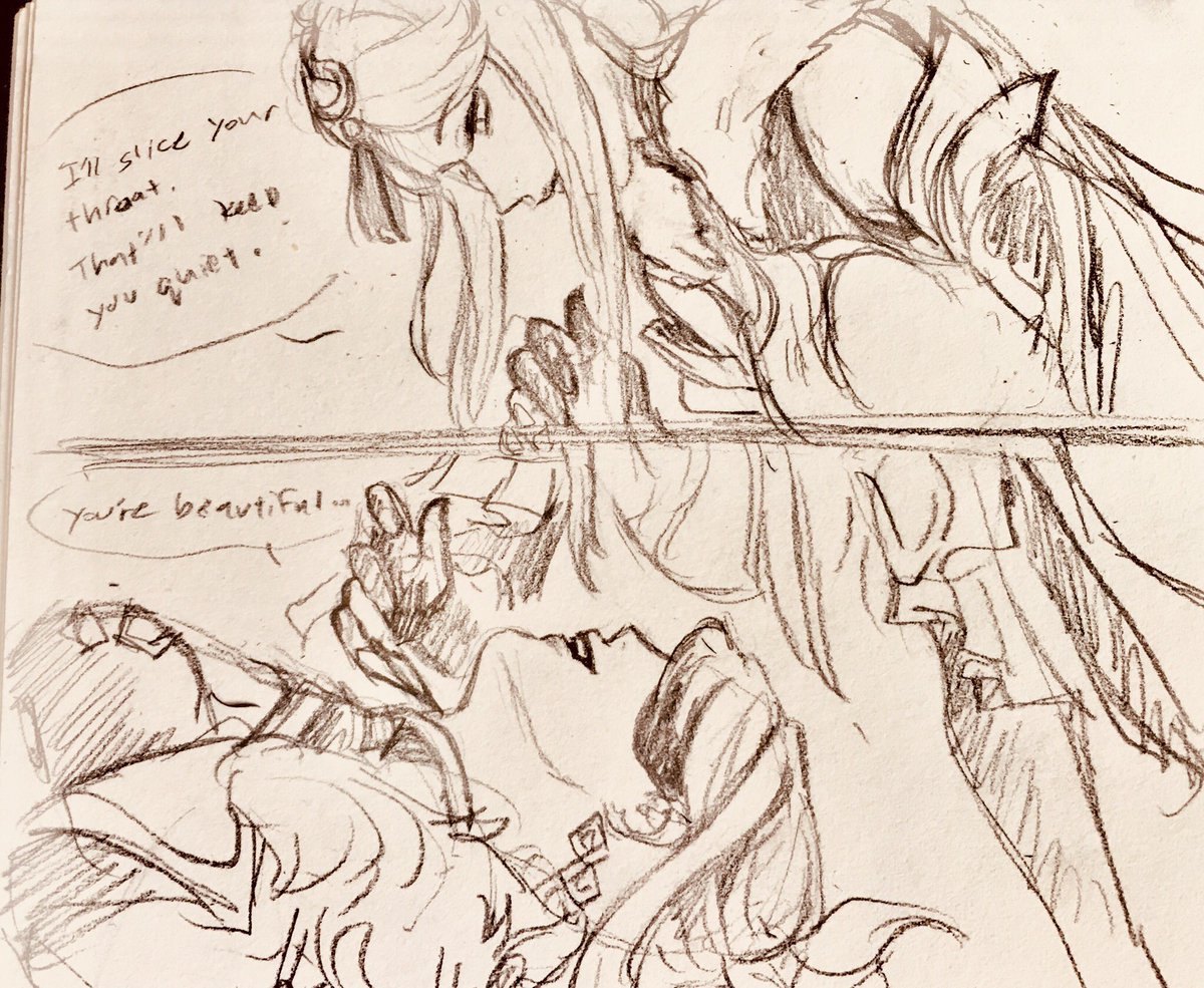 I saw a tweet abt beidou and ningguang doing this n my brain went mush 