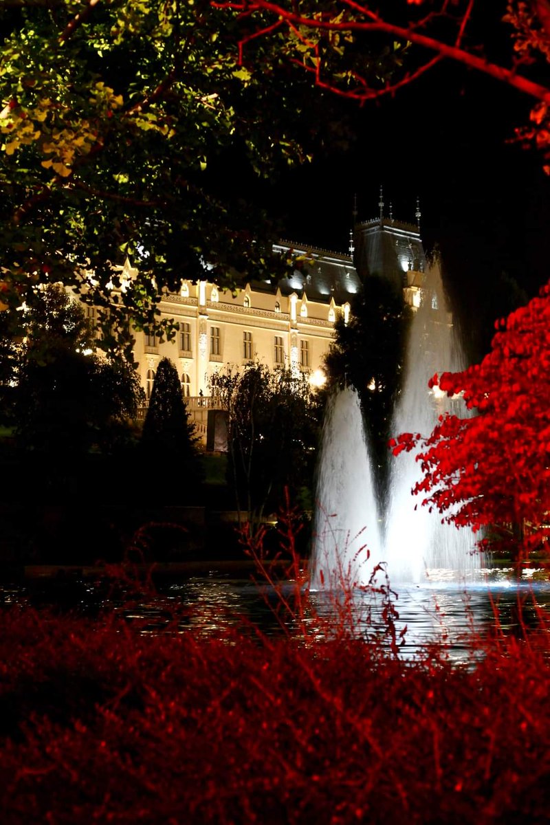 NinaKathee's tweet photo. The palace of culture in romania iasi in the autumn season! https://t.co/hHiC1LN0In