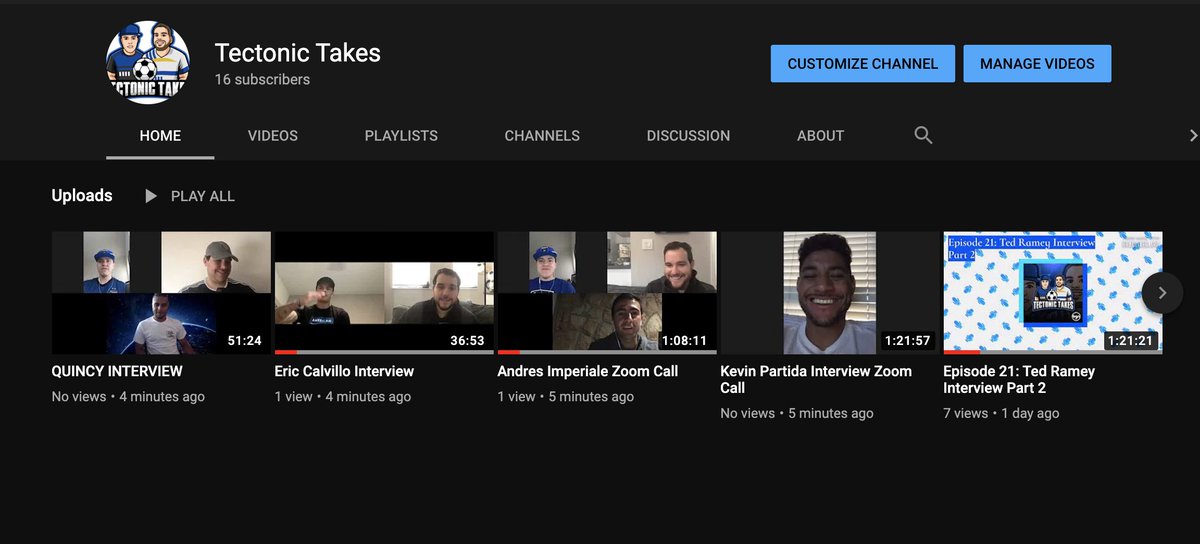 TectonicTakes's tweet photo. ALL OF OUR PLAYER INTERVIEWS ARE NOW UP ON YOUTUBE!! #GoQuakes #tectonictakes #quakes74
https://t.co/VU7oVIWfau https://t.co/F6rCxWsruy