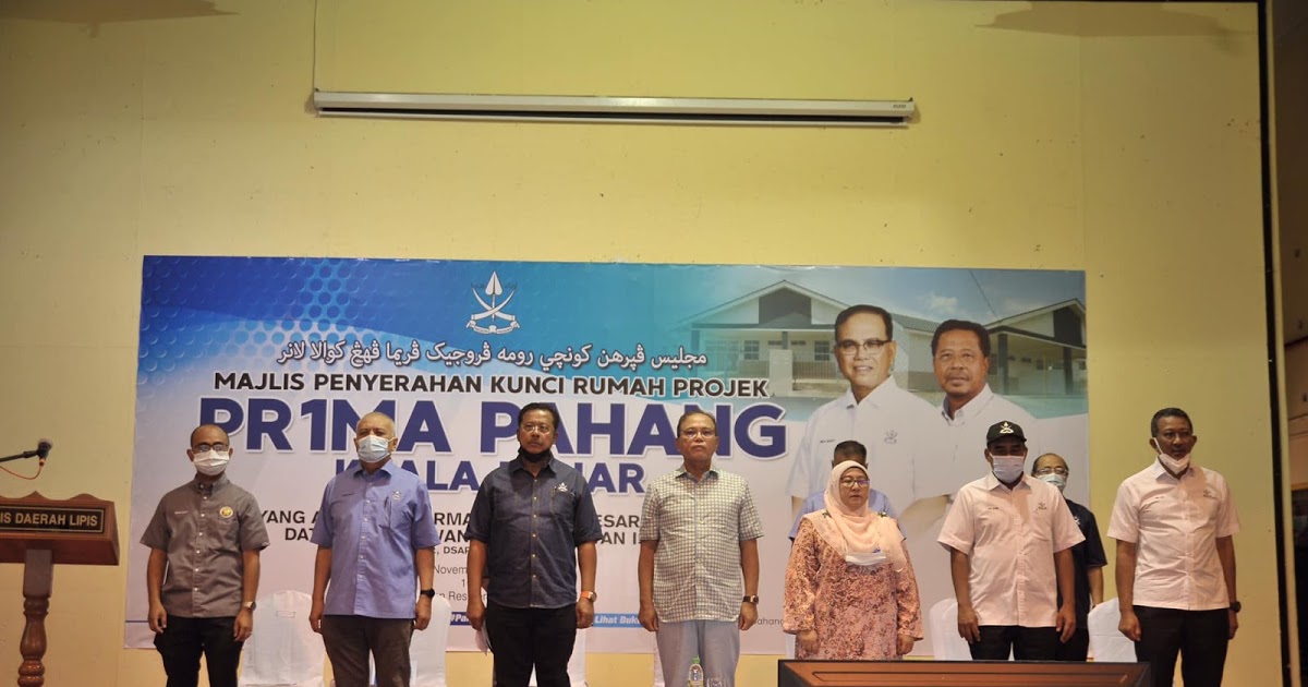 [lLIPIS] 154 ORANG TERIMA KUNCI AWAL RUMAH PR1MA PAHANG dlvr.it/Rl9tCn