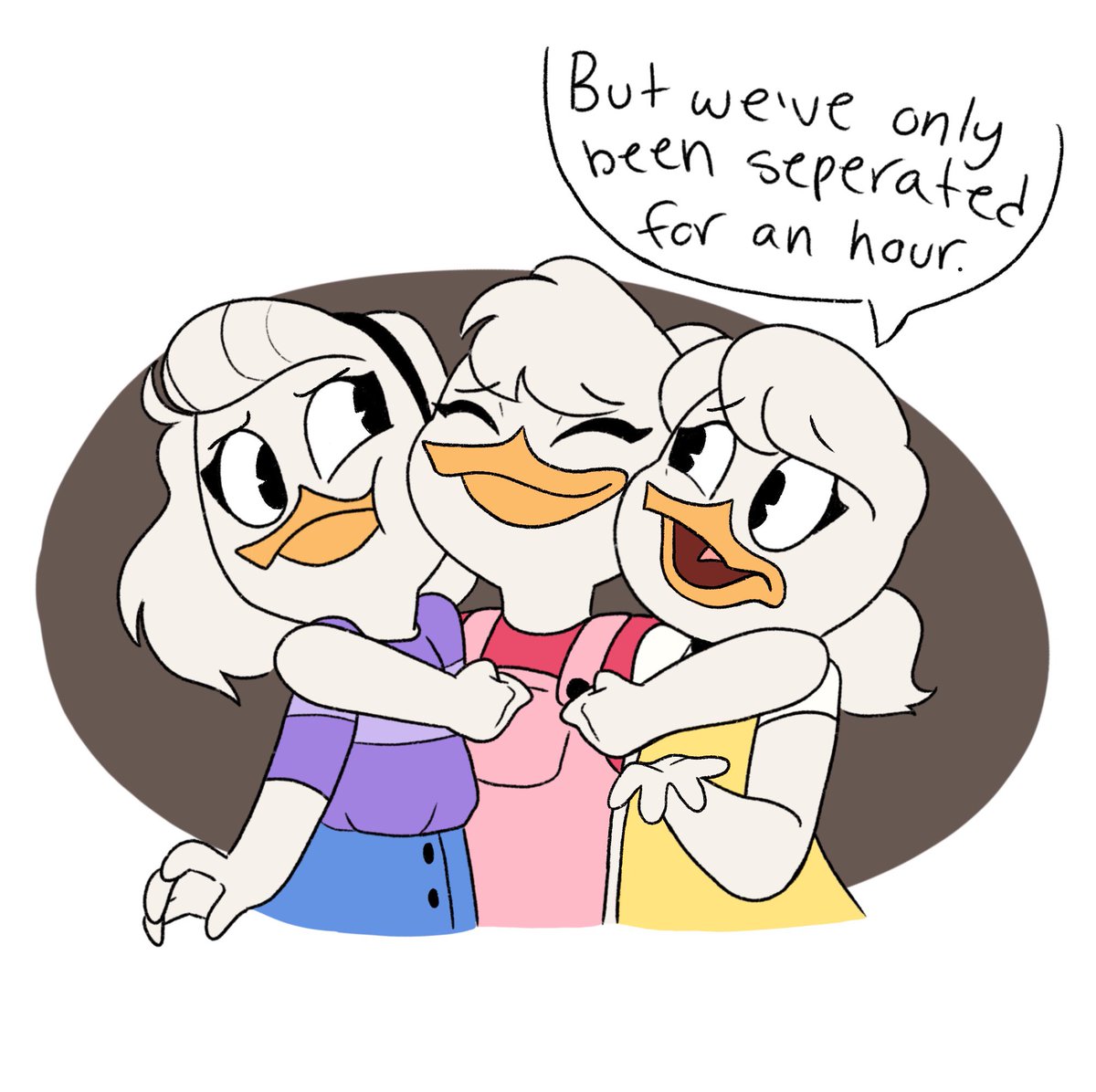 SmellieBellie's tweet photo. Separation Anxiety #DuckTales #ducktales2017 #aprilmayjune #aprilmayandjuneduck https://t.co/OnAB1gooXF