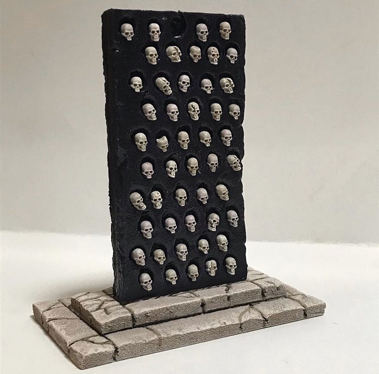 KierdaleModels's tweet photo. @aelflife Here’s my obelisk full of skulls. 2001-meets-Tzompantli😄 #scenerysaturday https://t.co/lUOFKzsnHR