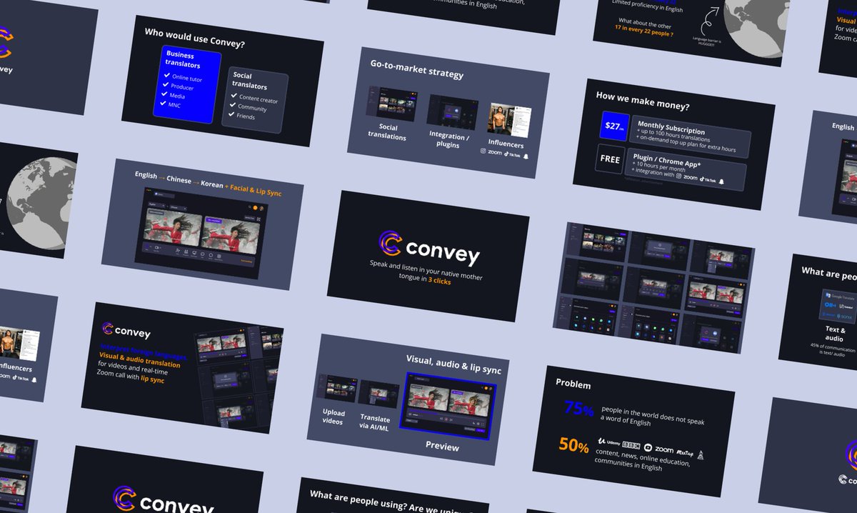 zlidesco's tweet photo. 🦄 One voice becomes powerful
Get a pitch deck like this. https://t.co/BvjDDSa8uX
.
.
.
#convey #AI #zlides #madebyzlides https://t.co/YUy5vqyZgk