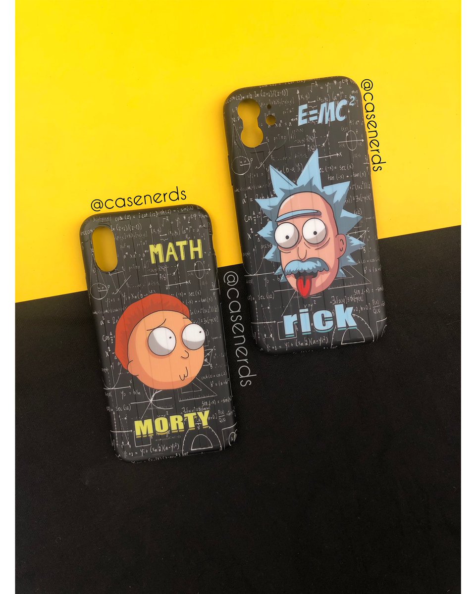 casenerds's tweet photo. Let’s Get Goofy 🤪
Join the Rick x Morty Gang 

Cop our Rick Maths Themed Case with Matching AirPods Case 

Material: Full Protective Rubber 

Available in Black &amp; White for: 
iPhone X/Xs, 11, 11 Pro &amp; Pro Max 

Price:
PHONE CASE: N3,000
AIRPODS CASE: N3,000 https://t.co/7Nt9fZ9eHd