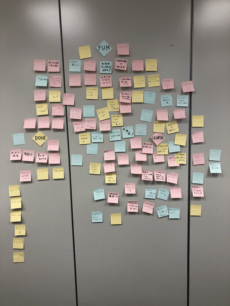 yudmo_'s tweet image. 最後のセッションおわりましたー
ご参加された方お疲れさまでしたー
#tddyyχ #gdcr2020 #Coderetreat