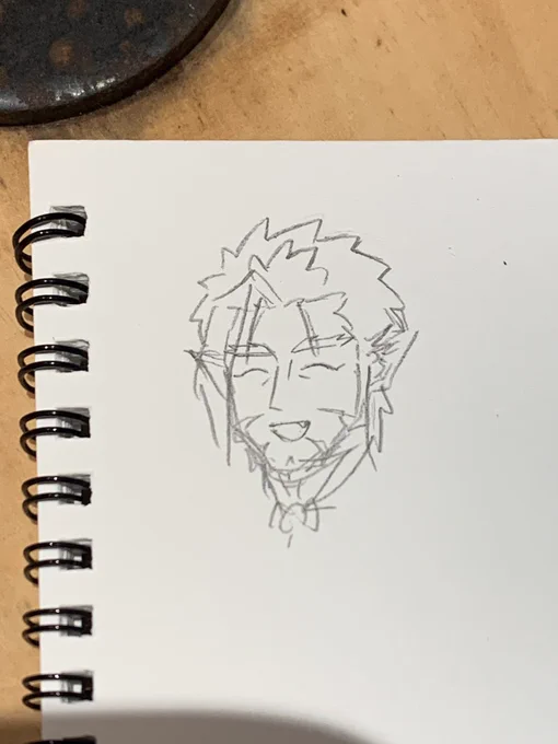 とりあえず笑顔の推しを描いた 