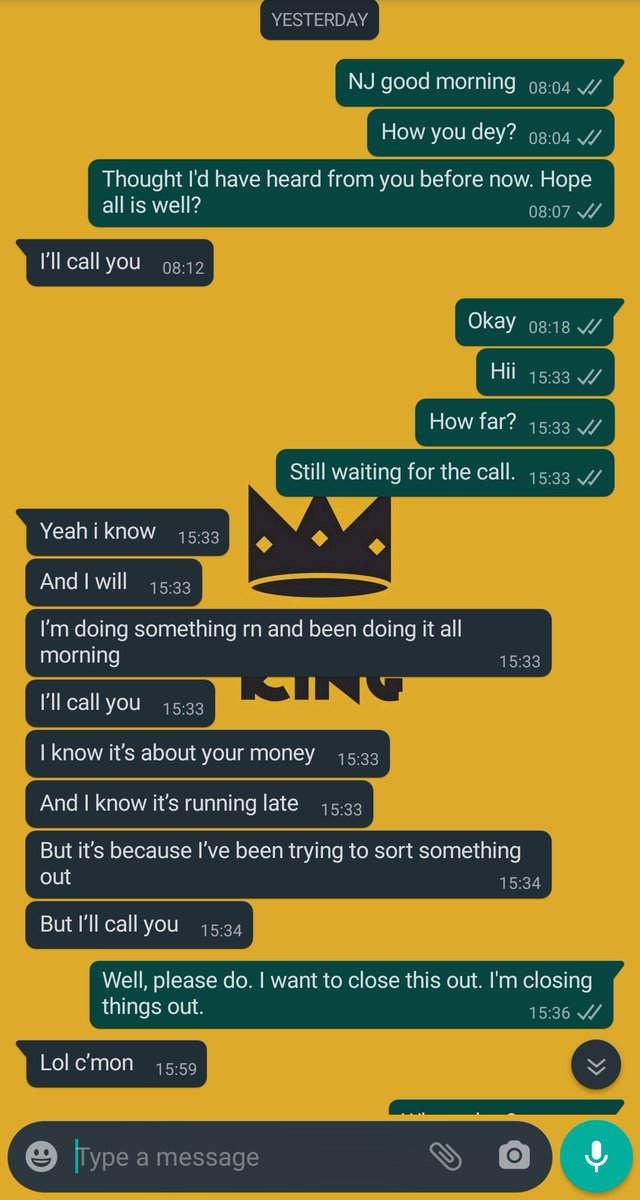 Who should be vexed?