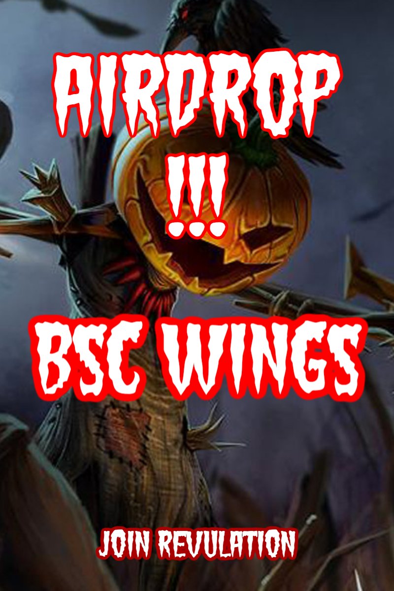 bscwings's tweet photo. To celebrate the launch of BSC Wings, we are giving away 300000 BW AT 08.11.2020

👽 FOLLOW https://t.co/rUGLIiOv07
👽 JOIN https://t.co/uOzPoYFZ3q &amp; https://t.co/tyXSKkUOKR
👽 RETWEET THIS POST &amp; TAG 5 PEOPLE IN COMMENT

🎁 FIRST 1000 PARTICIPANTS 🎁 

#bsc #Airdrops #Binance https://t.co/s8X5hZQiVI