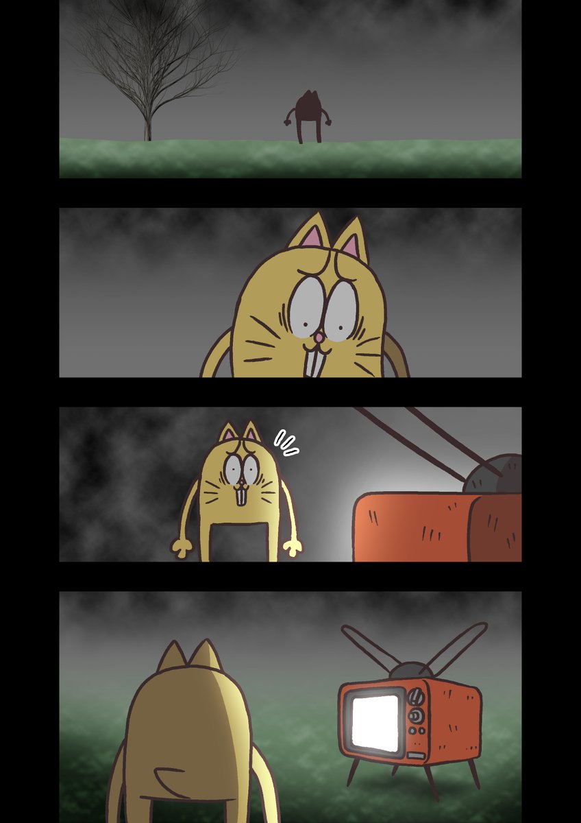 #モデ猫
#漫画が読めるハッシュタグ
#創作漫画
モデル体型の長足ネコチャンのおはなし(仮)
第20話「キミをみつけたひ」
ネコチャンサイドからの「モデ猫第0話」
1/3