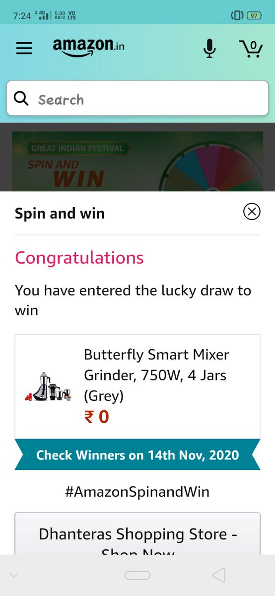 Smartybee4's tweet photo. #AmazonSpinandWin https://t.co/ctQafvMw3s