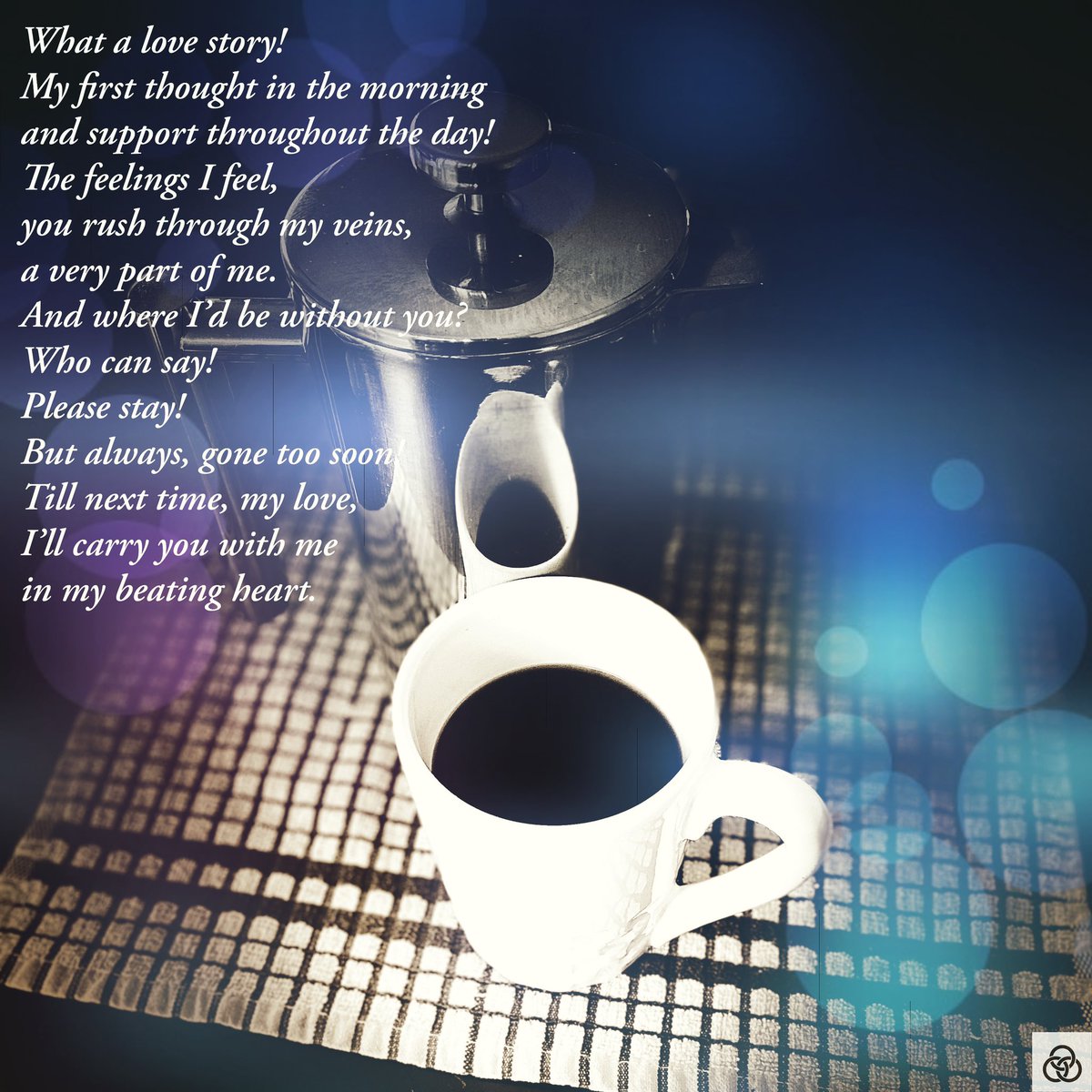 Happy Weekend everyone! Enjoy you beverage of choice!! 😉 <a href="/dupuischen/">@dupuischen</a> <a href="/MariCar49318331/">Mari Carmen Caballero Álvarez</a> <a href="/A_ThomasPoet/">A. Thomas</a> @rosetherian @setoutwoulemski @bayne_wendy <a href="/AbboudAnastasia/">Anastasia Abboud, Author</a> @peertopeer11 <a href="/DanButlerPoetry/">Dan Butler ℹ Poet</a> <a href="/TheCatBookmark/">The Cat Bookmark</a> <a href="/Z_Gottlieb/">Z Gottlieb</a> <a href="/ripetedraper/">Pete</a> <a href="/HarryOxford6/">Harry Oxford</a> <a href="/MuirCoates/">Dr. J. M. Muir-Coates. Author. Earthling.</a> <a href="/BigblueMr/">Mr Bigblue Production - Video Edit & Graphics</a> #RT ❤️☕️