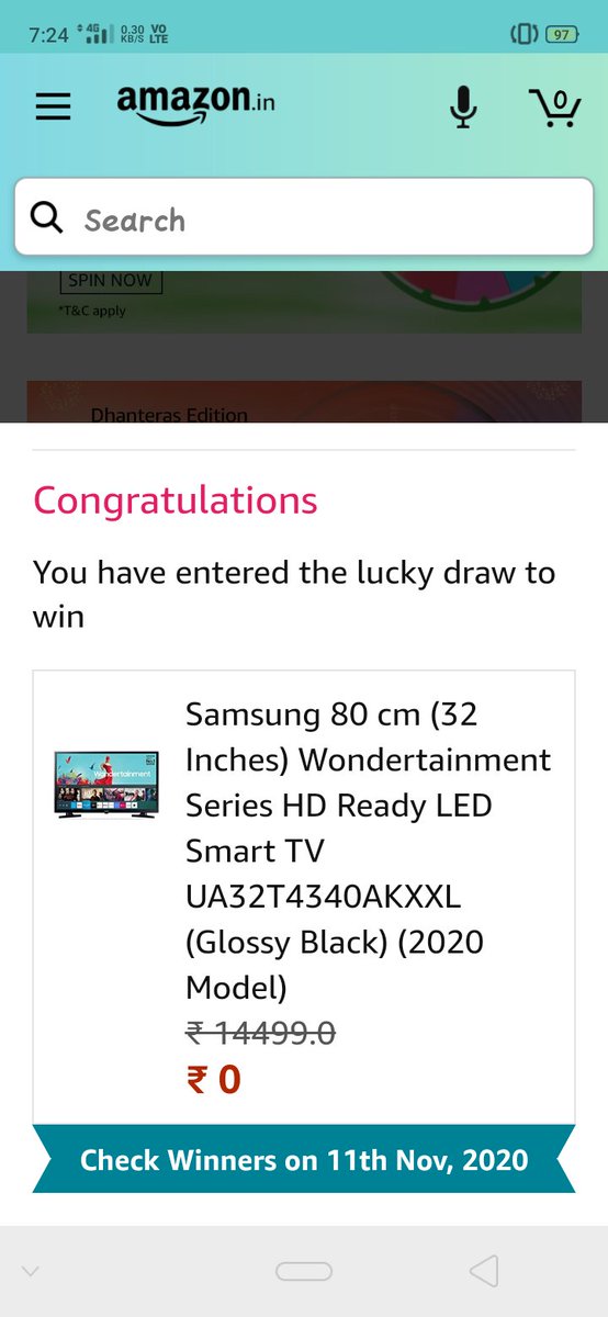 Smartybee4's tweet photo. #AmazonSpinandWin https://t.co/yXzjPXpsYq